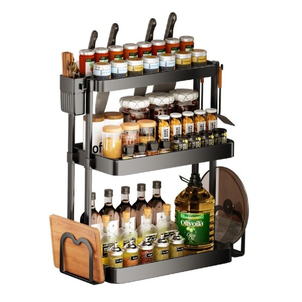 Kitchen Rack For Seasoning Multi-layer Storage Kitchen Supplies - Image 5