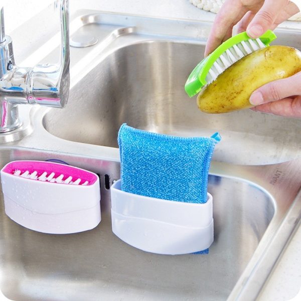 Creative Kitchen Knife And Fork Cleaning Brush (Suction Cup Included) - Image 10