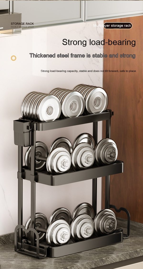 Kitchen Rack For Seasoning Multi-layer Storage Kitchen Supplies - Image 6
