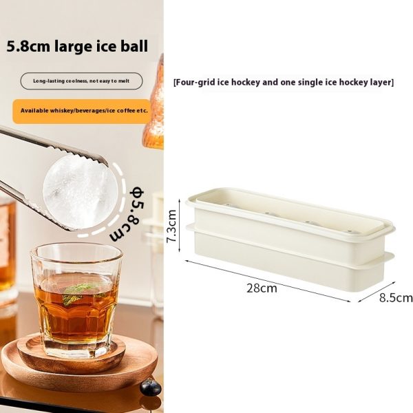Round Ice Cube Mold Press Ice Tray Household Ice Maker - Image 7