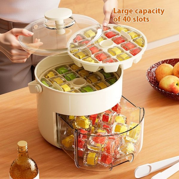 Press Ice Cube Mold (Large Capacity) - Image 4